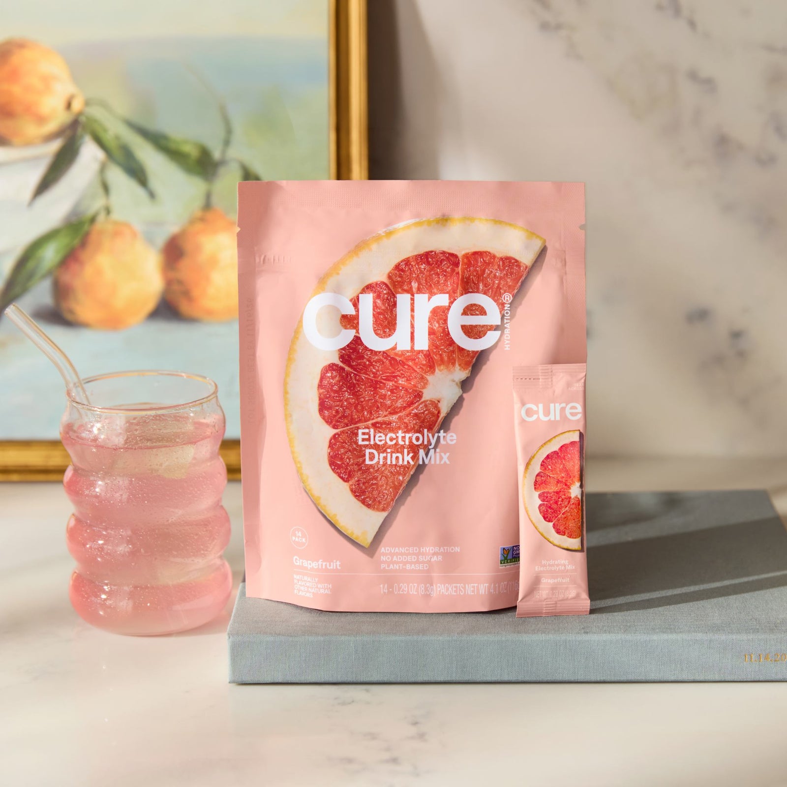 Hydrating Electrolyte Mix | Grapefruit | No Added Sugar | Cure Hydrating Electrolyte Mix | Grapefruit | No Added Sugar | Cure