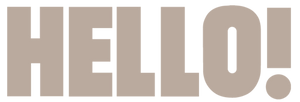'Hello!' logo